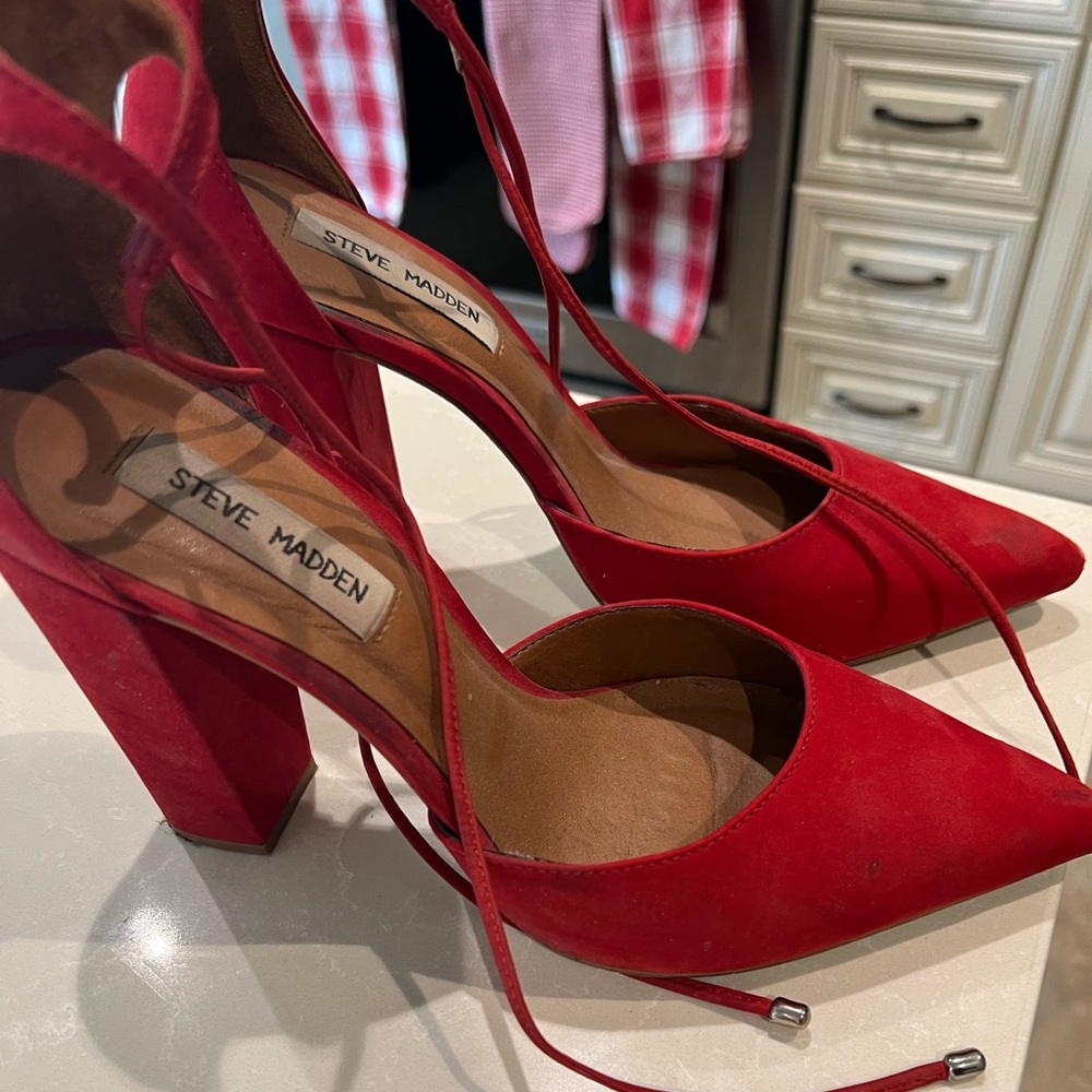 Red Steve Madden Heels